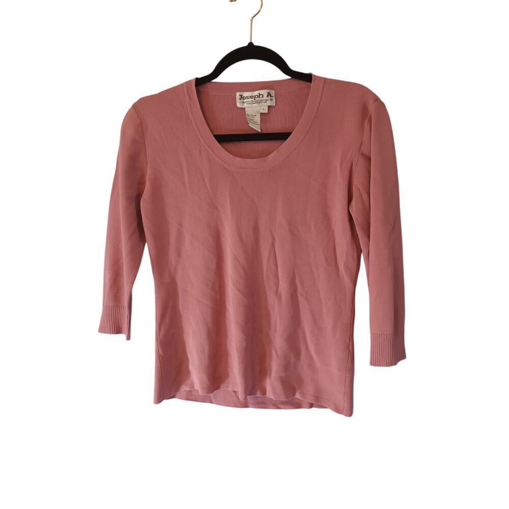 Joseph A Vintage Blouse Baby Pink Qu'est Cequec Estsilk? Size L